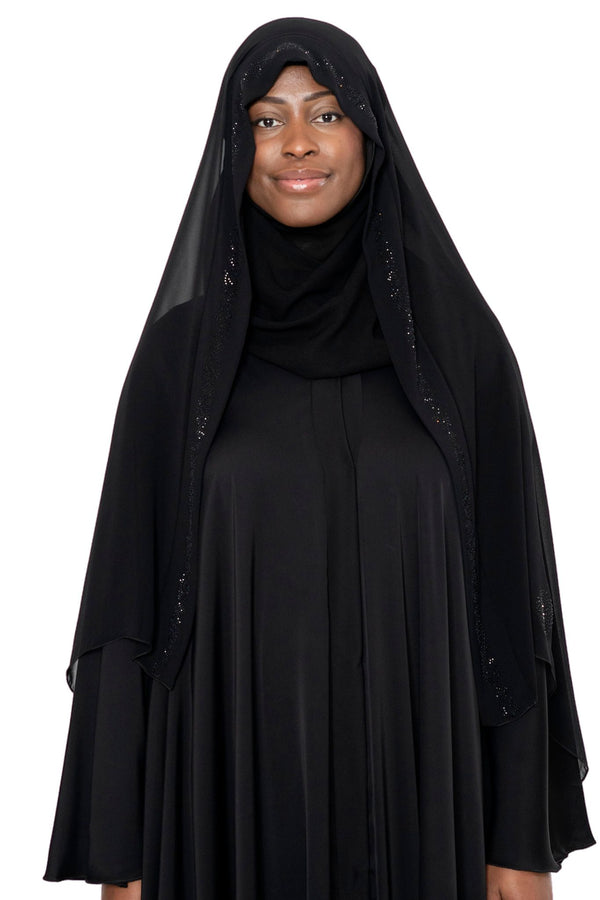 Ayla Ghashwa in Black | Al Shams Abayas_1
