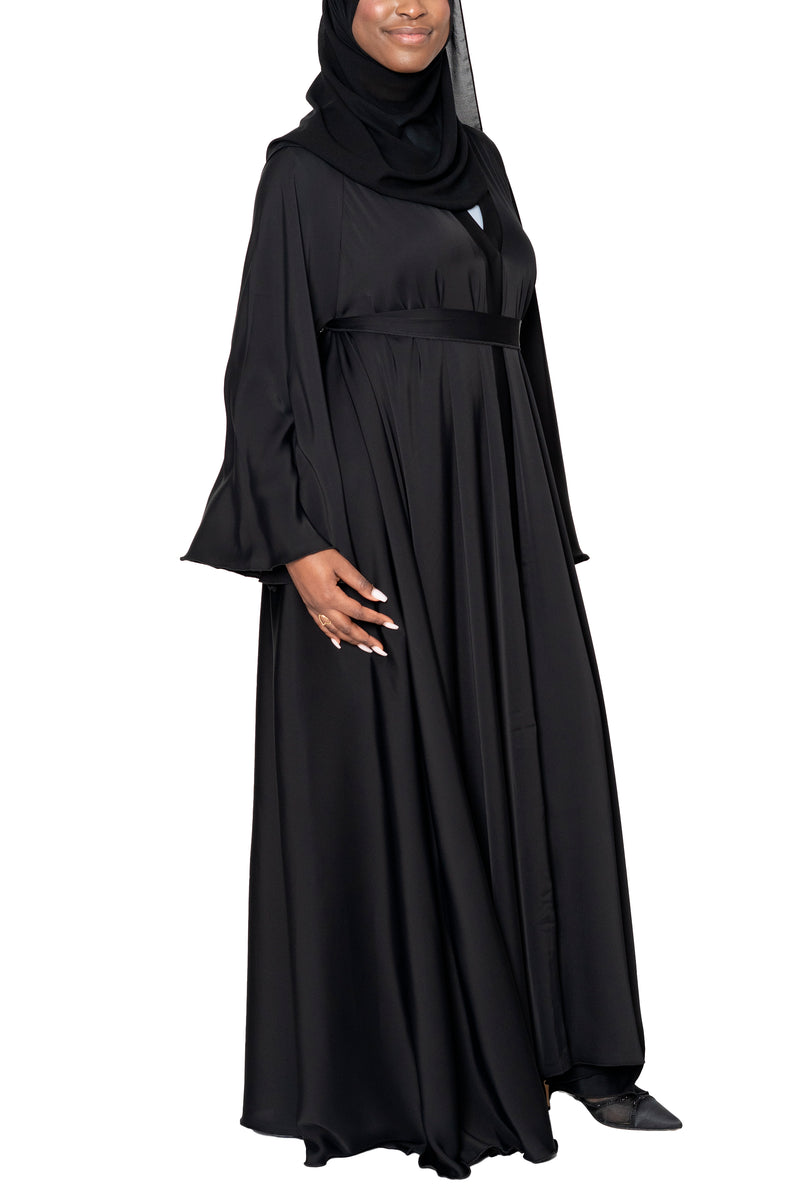 Dunya Abaya in Black | Al Shams Abayas_3