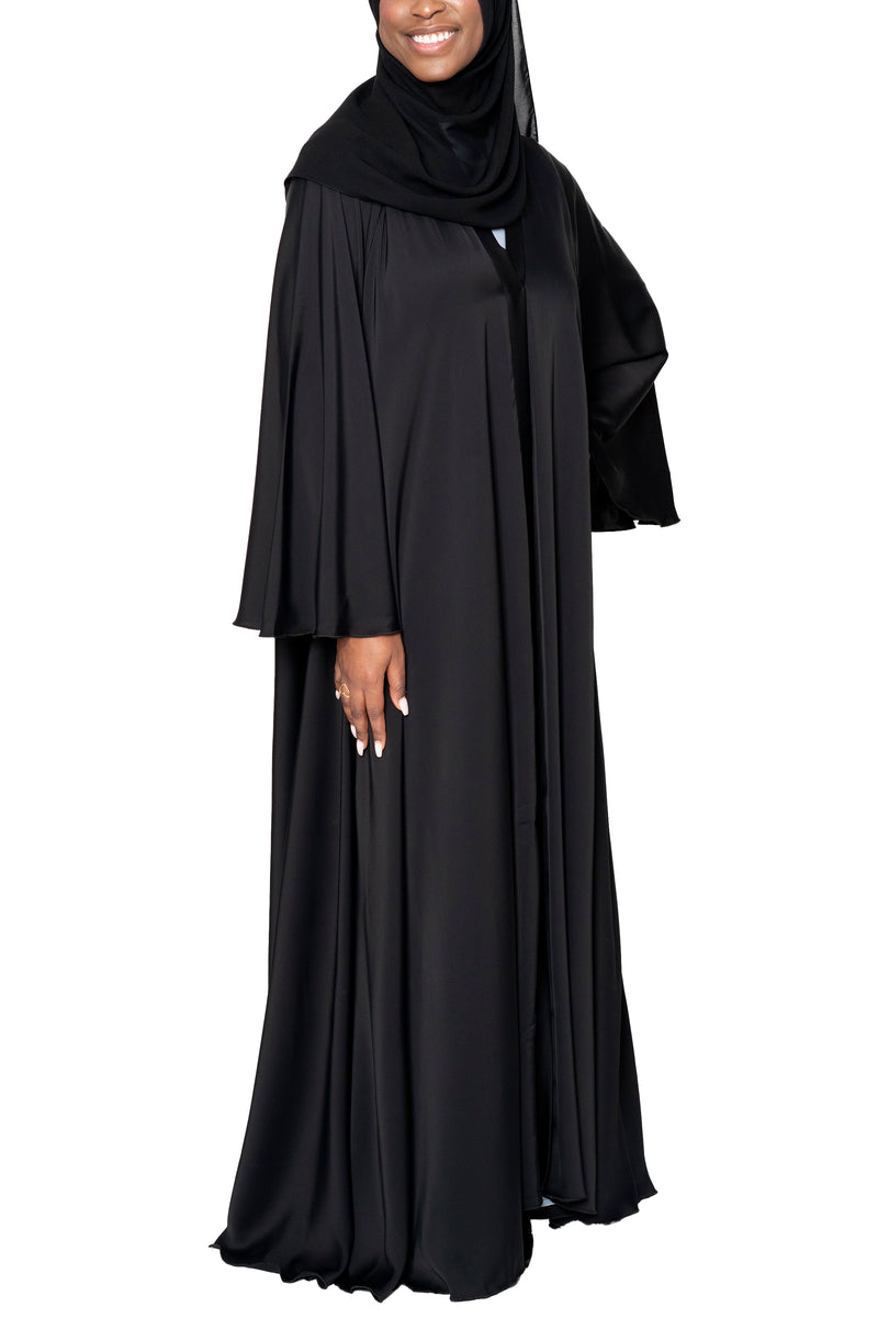 Dunya Abaya in Black | Al Shams Abayas_2