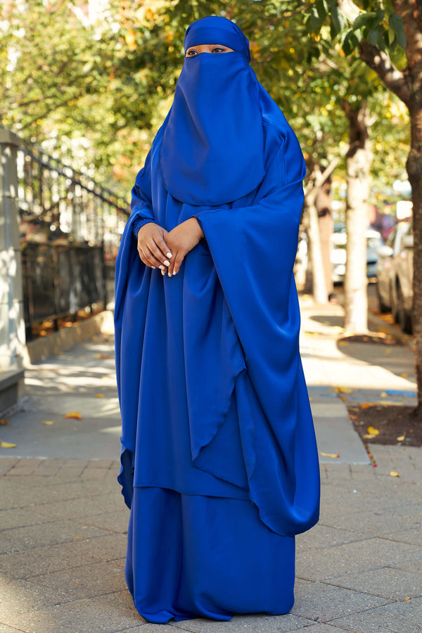 Mahasen Jilbab in Persian Blue | Al Shams Abayas_1