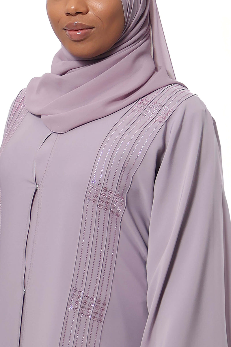 Rawdah Abaya in Lavender | Al Shams Abayas_6