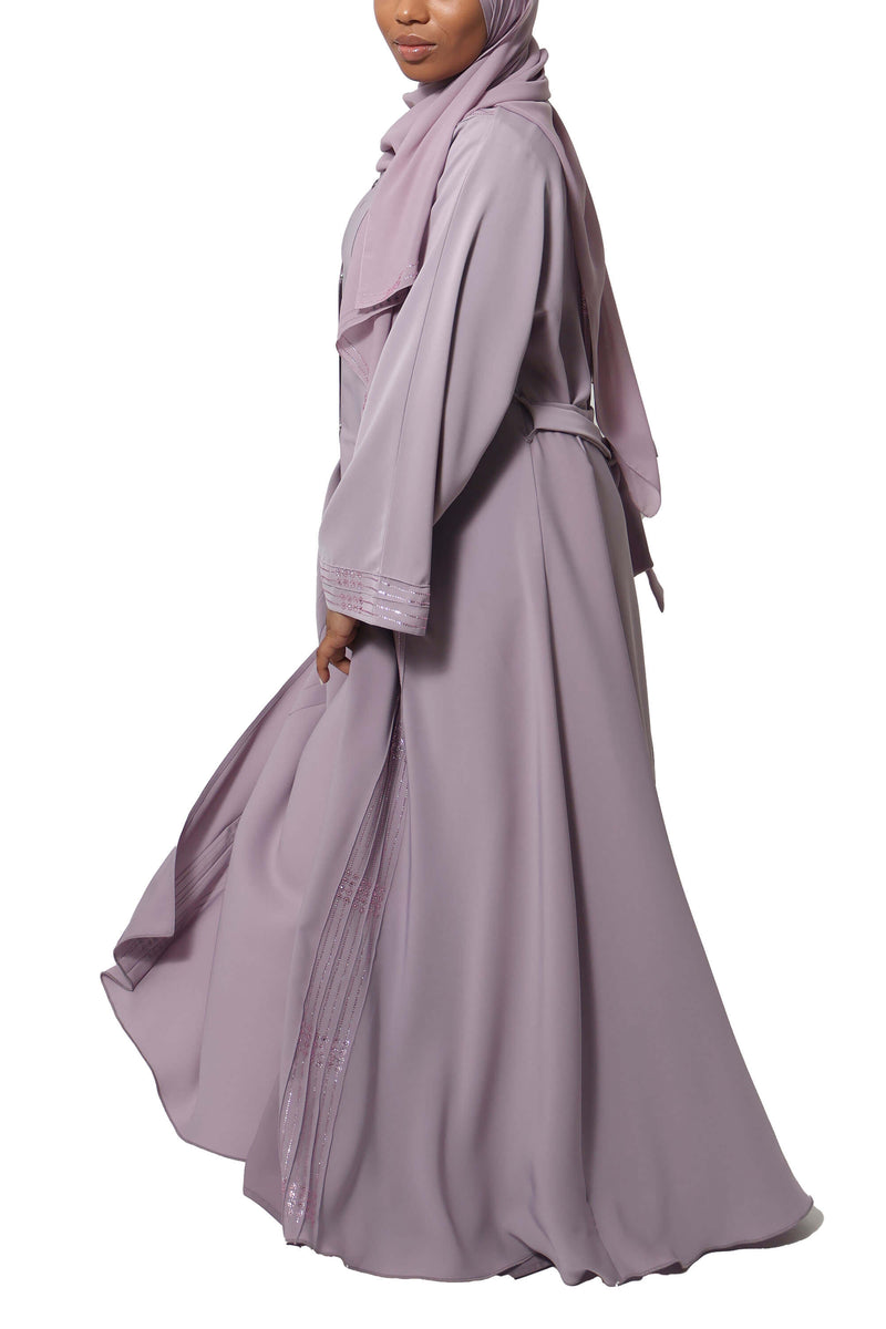 Rawdah Abaya in Lavender | Al Shams Abayas_8