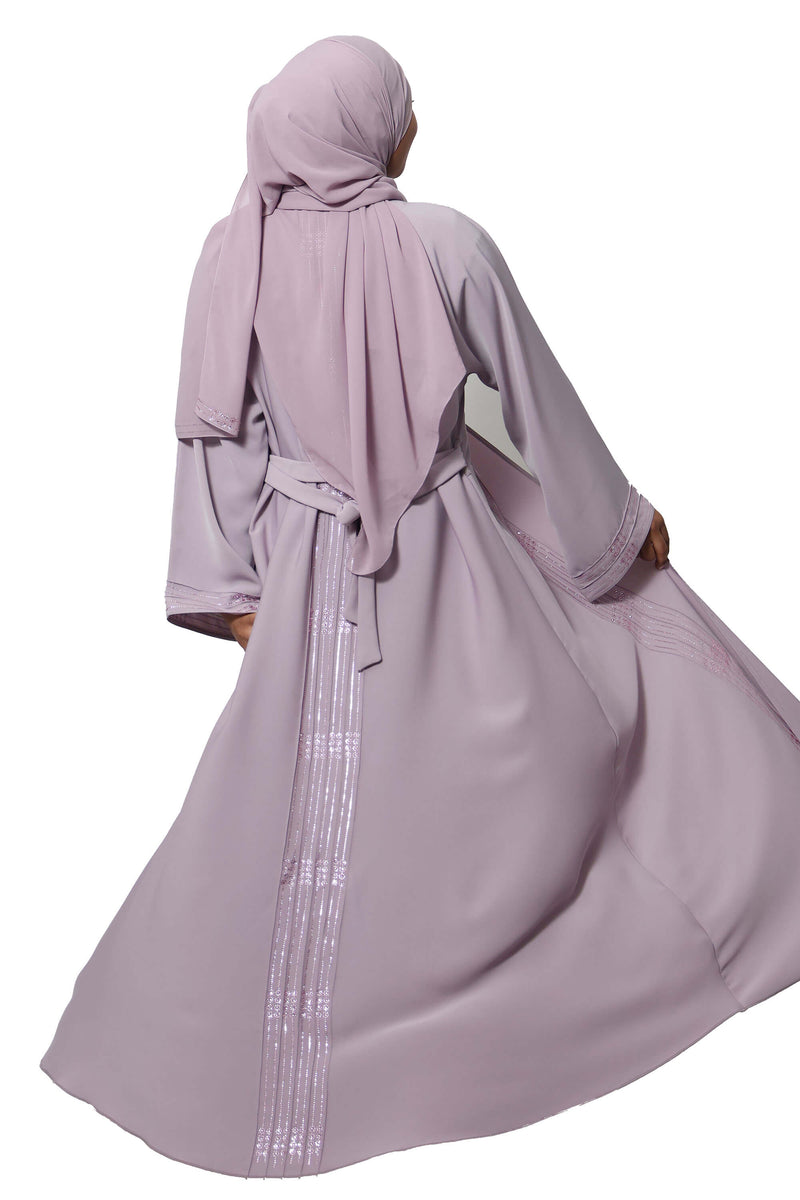 Rawdah Abaya in Lavender | Al Shams Abayas_5