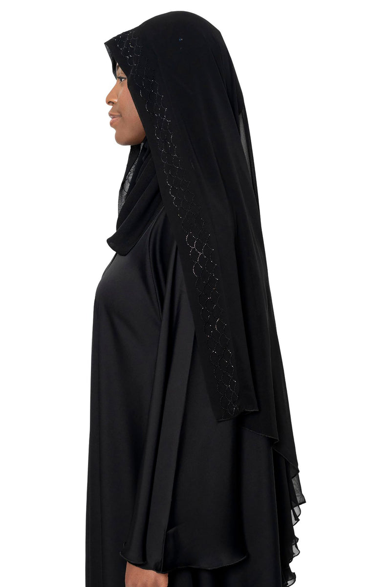 Shazia Ghashwa in Black | Al Shams Abayas_5