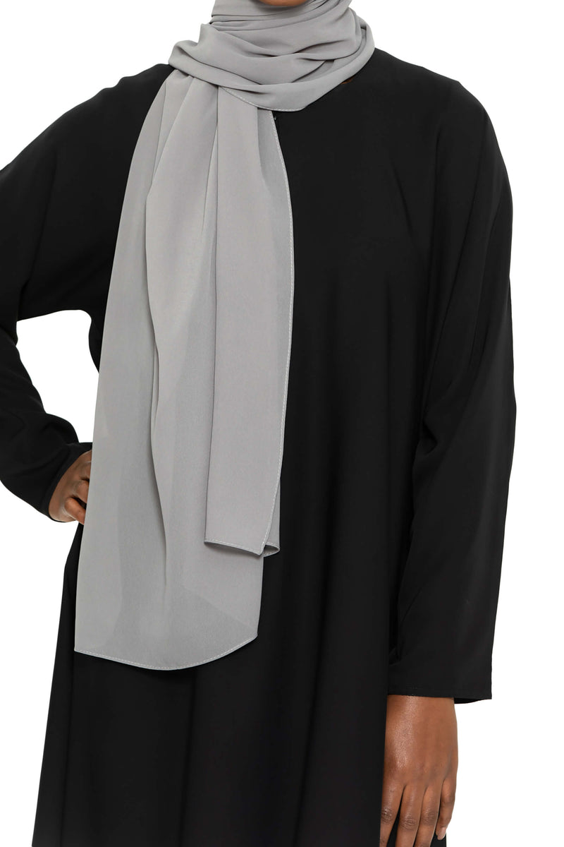 Essential Hijab Grey | Al Shams Abayas 2