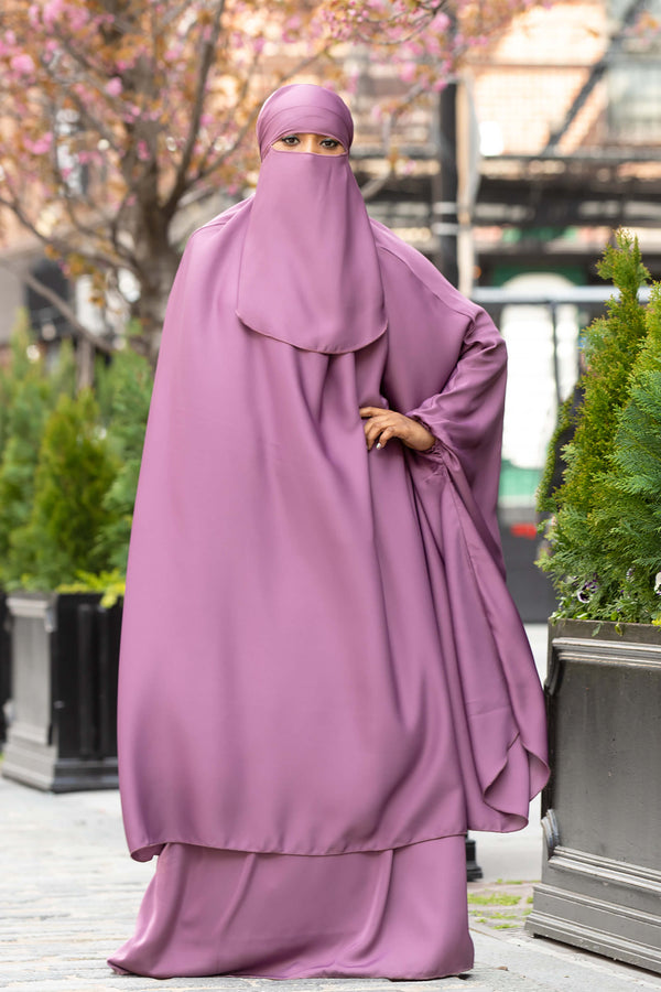 Mahasen Jilbab in Lavender | Al Shams Abayas 2