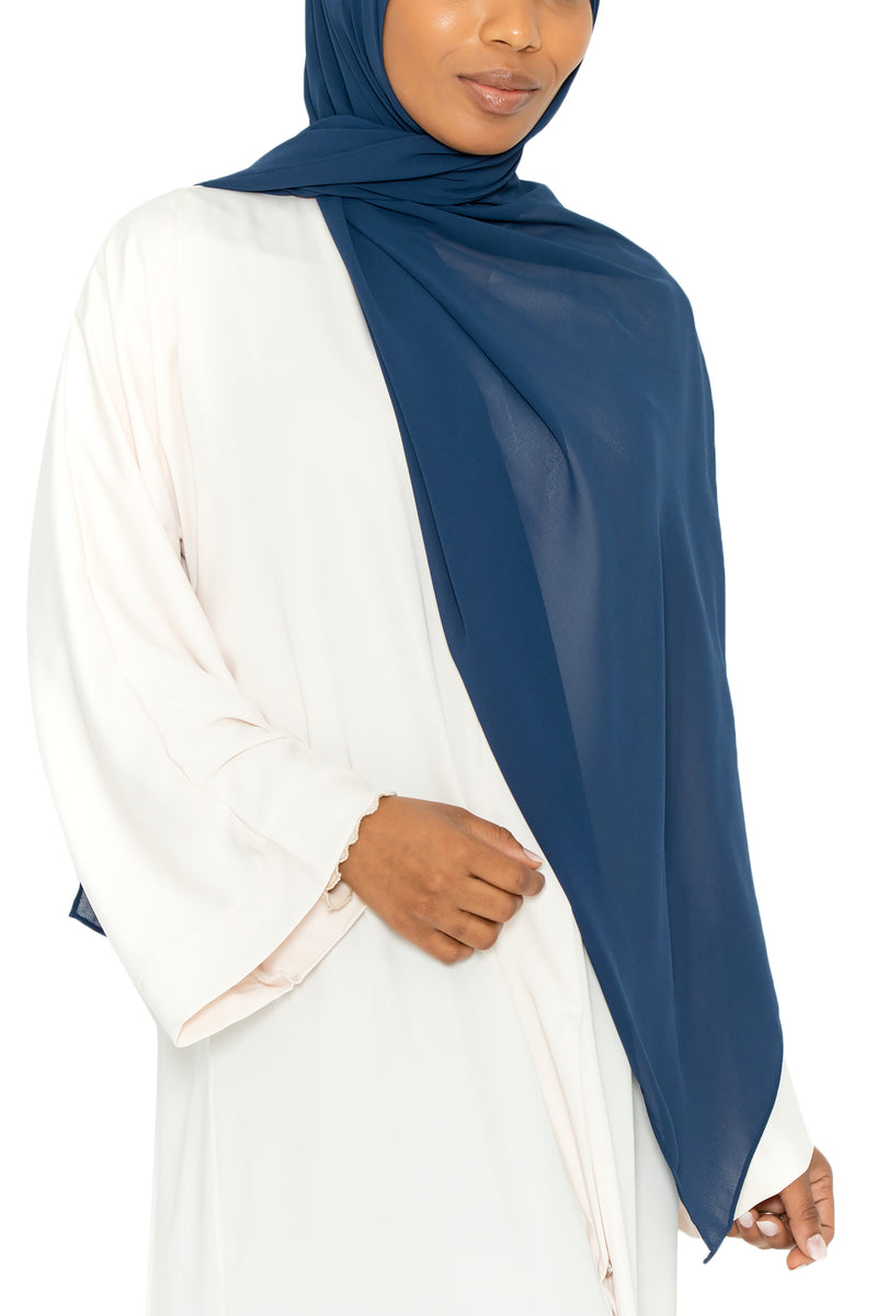 Essential Hijab Navy | Al Shams Abayas 16