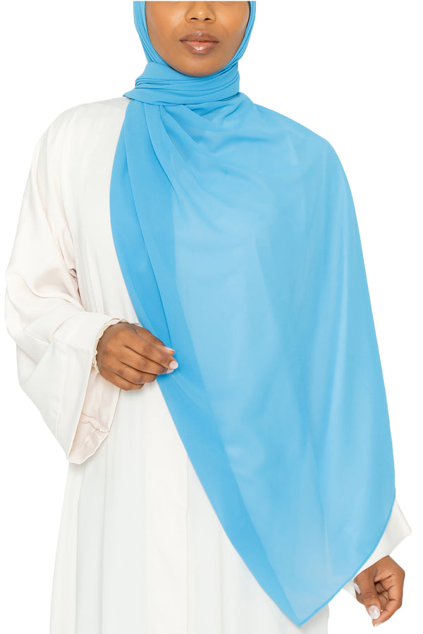 Essential Hijab Ocean Blue | Al Shams Abayas 2