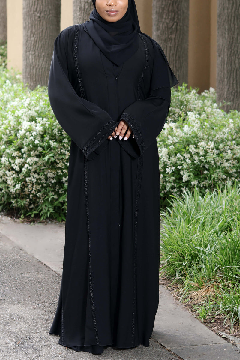 Anhaar Abaya in Classic Black