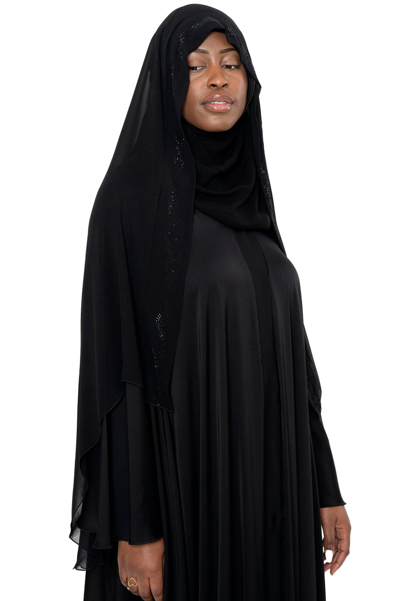 Ayla Ghashwa in Black | Al Shams Abayas_3