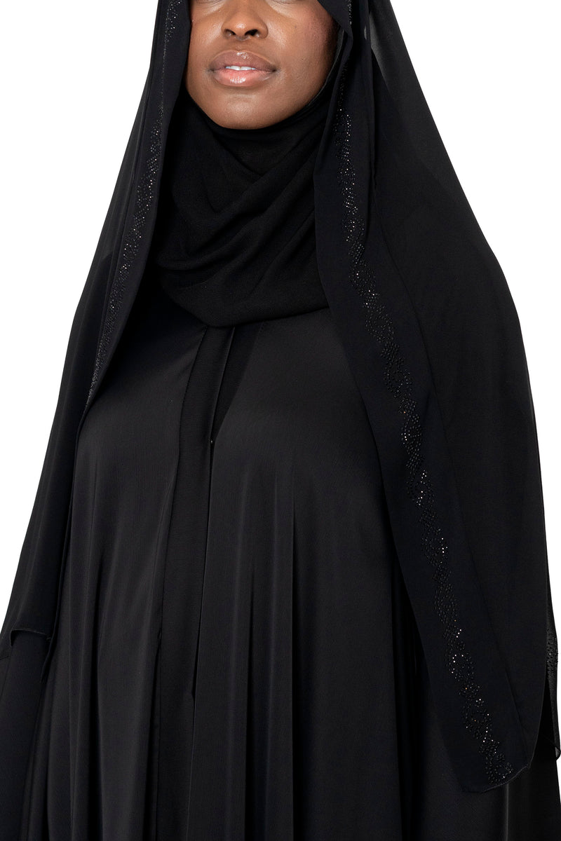 Ayla Ghashwa in Black | Al Shams Abayas_4