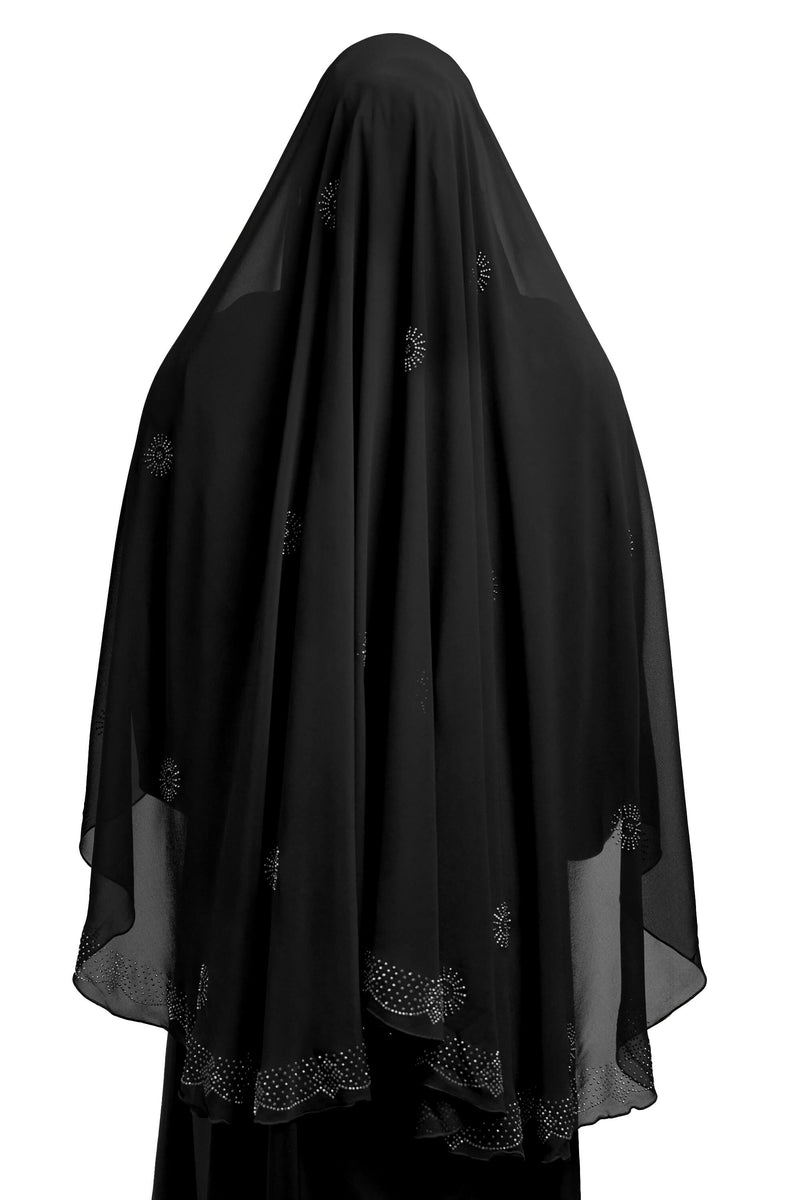 Ayla Niqab Sliver | Al Shams Abayas_3