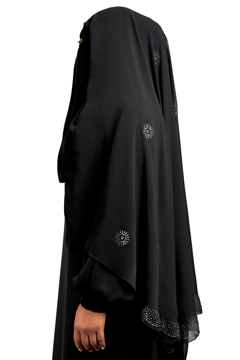Ayla Niqab Sliver | Al Shams Abayas_2