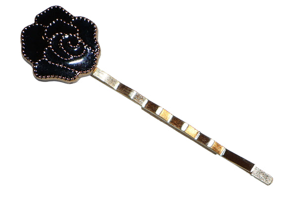 Rose Pin - Black