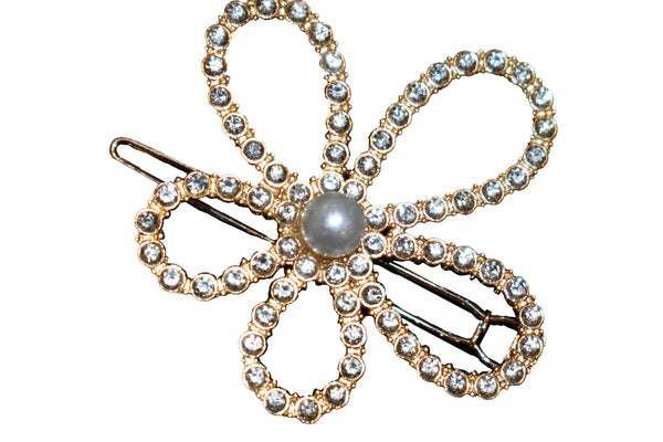 Bling Flower Barrette