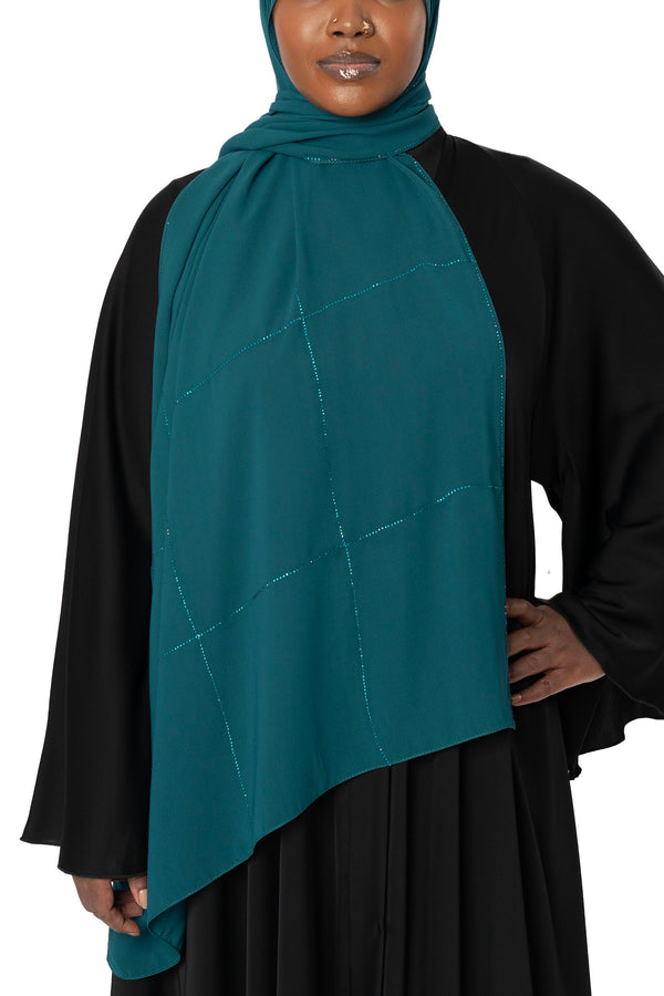 City Girl in Teal | Al Shams Abayas_7