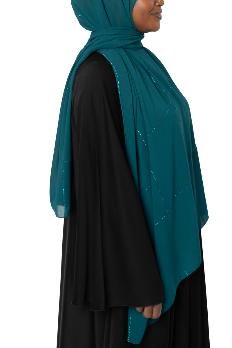 City Girl in Teal | Al Shams Abayas_6