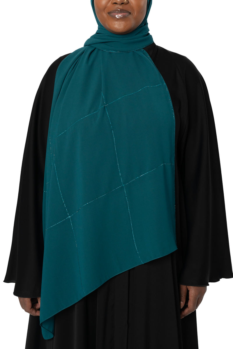 City Girl in Teal | Al Shams Abayas_2