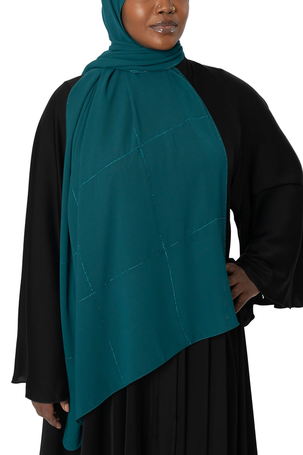 City Girl in Teal | Al Shams Abayas_1