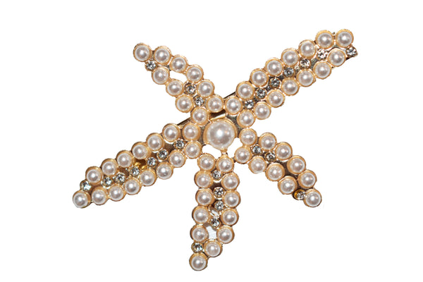 Diamond Starfish Clip