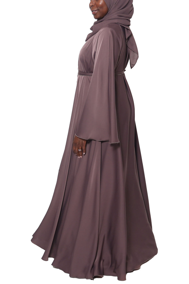 Dunya Abaya in Brown Sugar | Al Shams Abayas_1