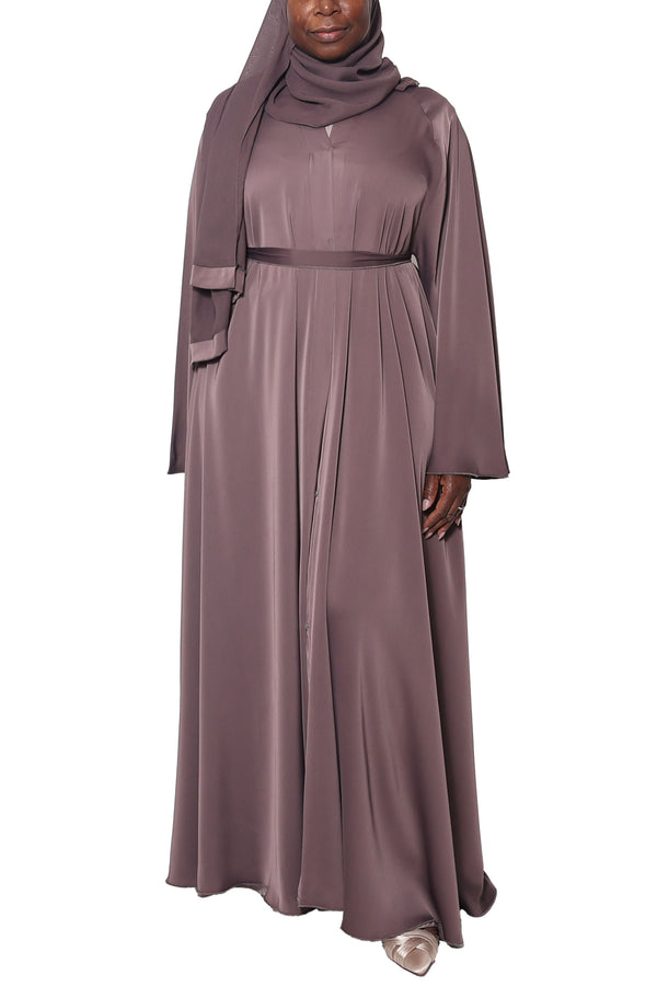 Dunya Abaya in Brown Sugar | Al Shams Abayas_2