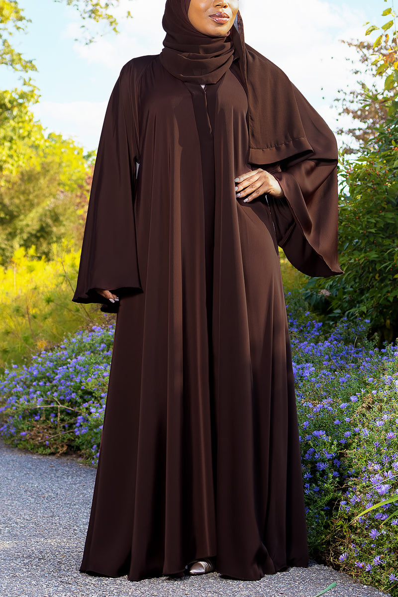 Dunya Abaya in Chocolate | Al Shams_7