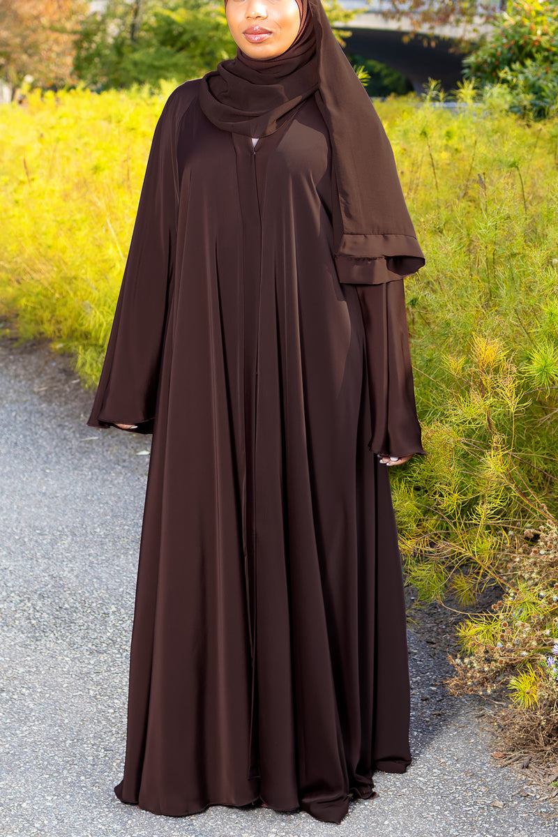 Dunya Abaya in Chocolate | Al Shams_9