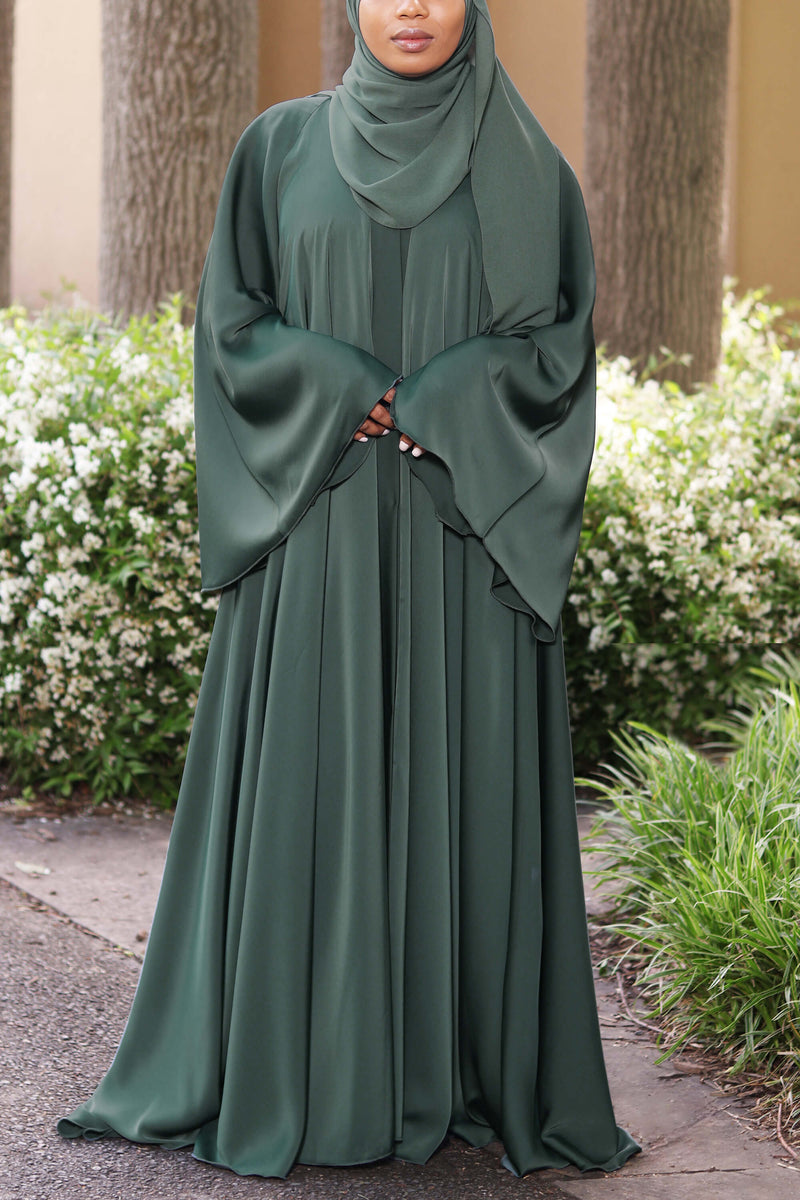 Dunya Abaya In Emerald