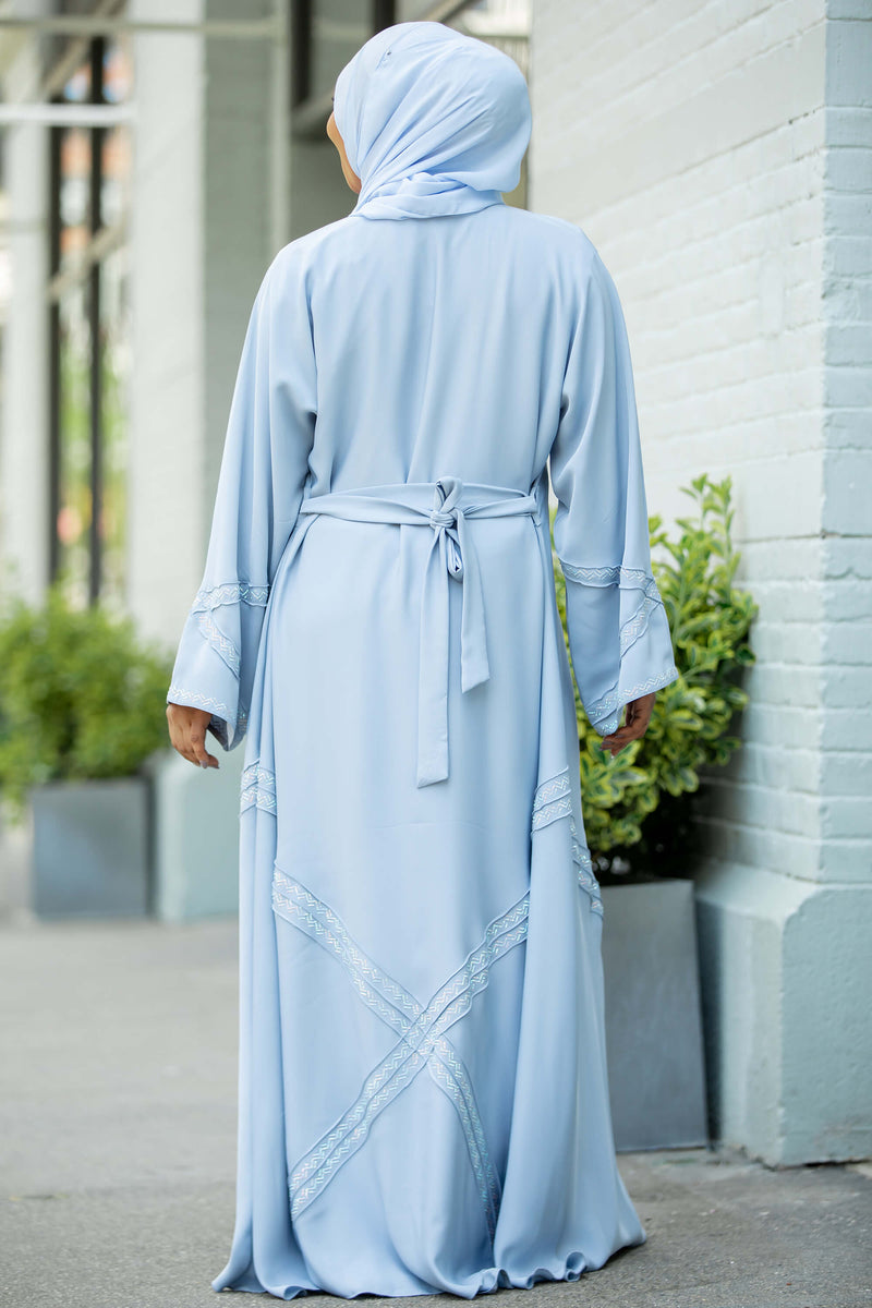 Hanan Abaya in Azure | Al Shams Abayas_5