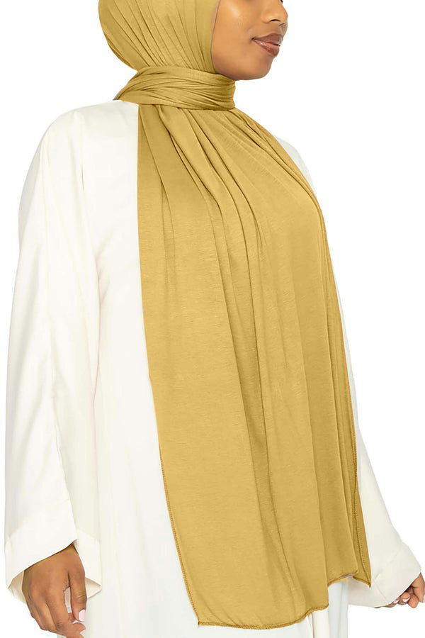 Jersey Hijab -  Goldy
