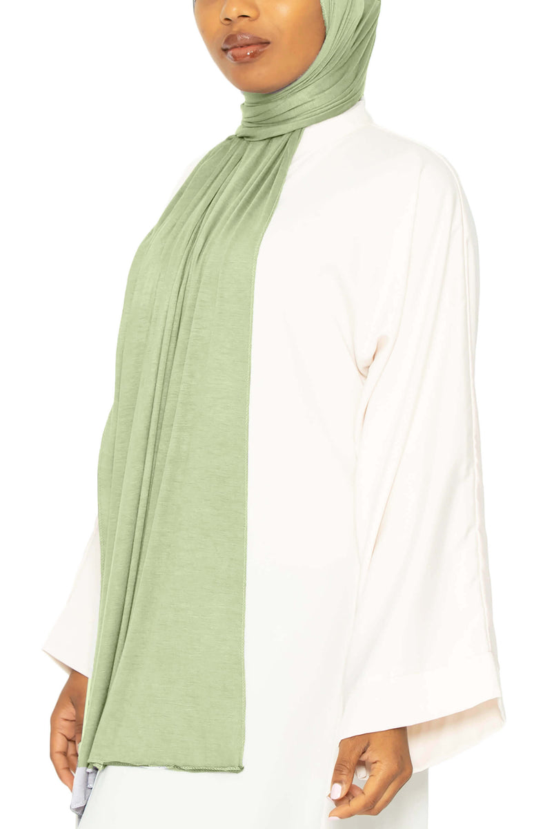 Jersey Hijab Mint | Al Shams Abayas_3