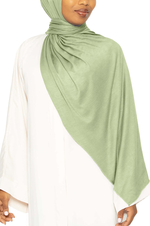 Jersey Hijab Mint | Al Shams Abayas_2