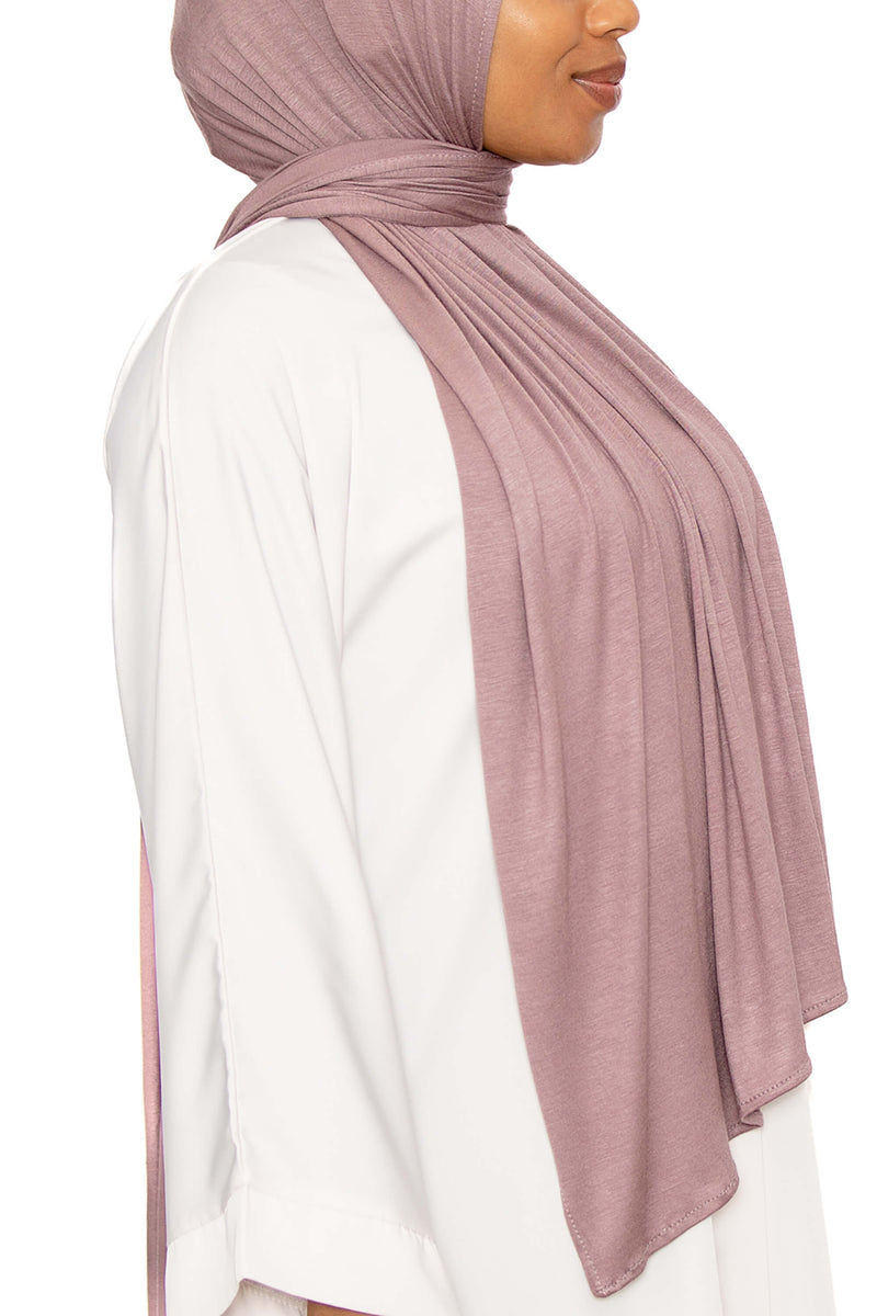Jersey Hijab Muave| Al Shams Abayas_4