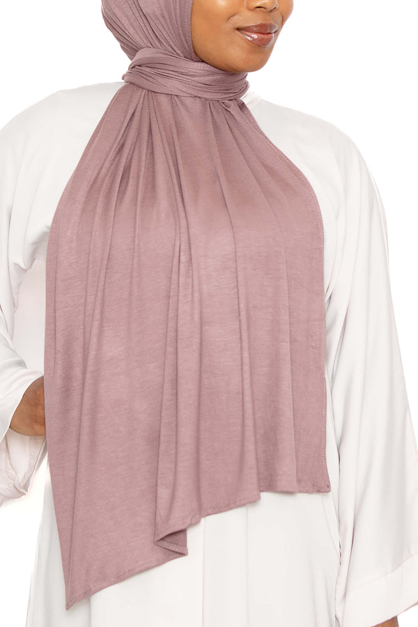 Jersey Hijab Muave| Al Shams Abayas_1