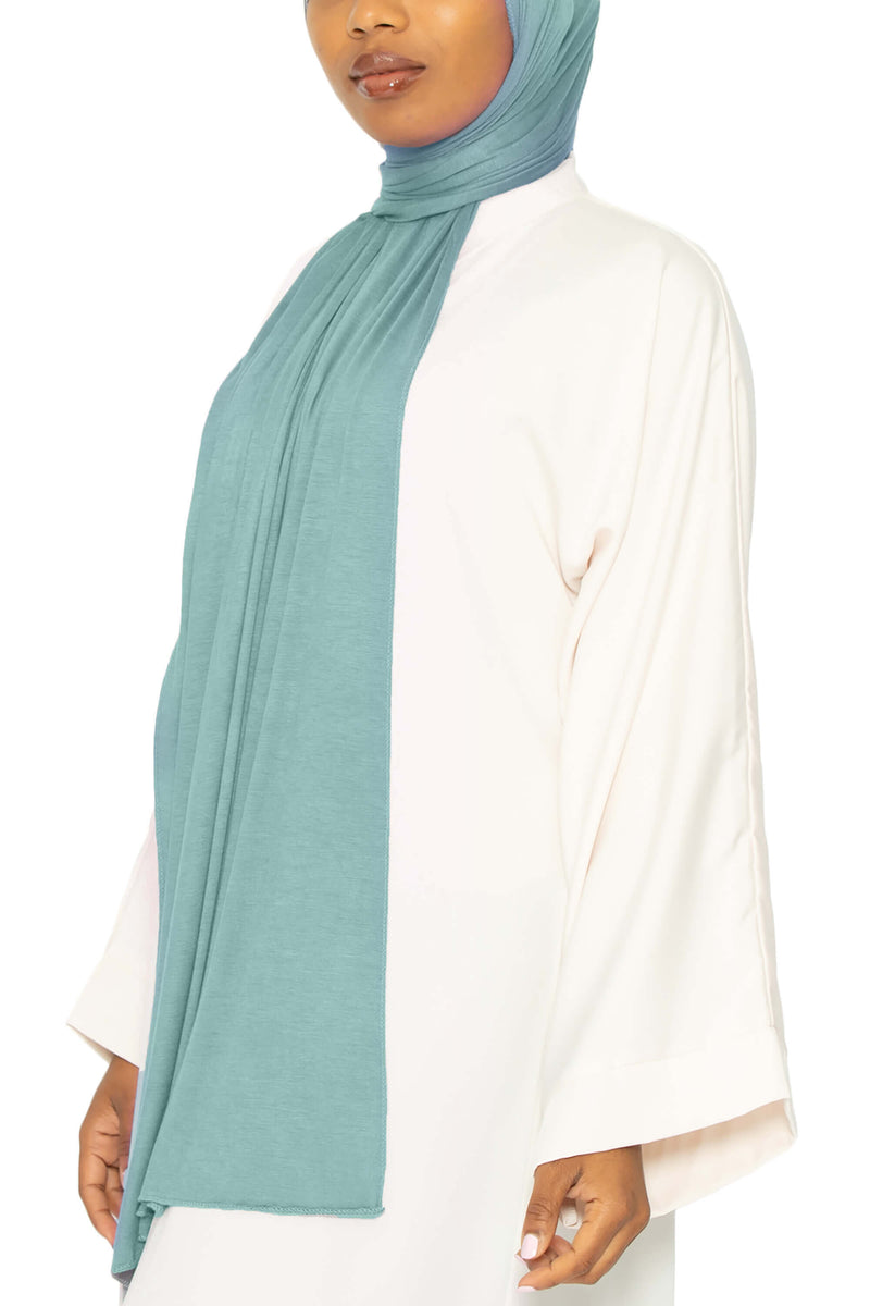 Jersey Hijab - Seabreeze
