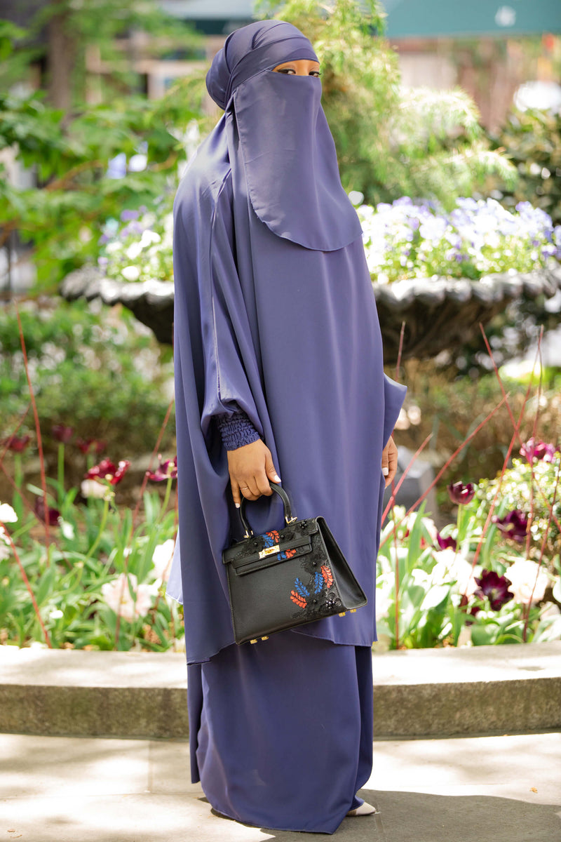 Mahasen Jilbab in Denim | Al Shams Abayas_4