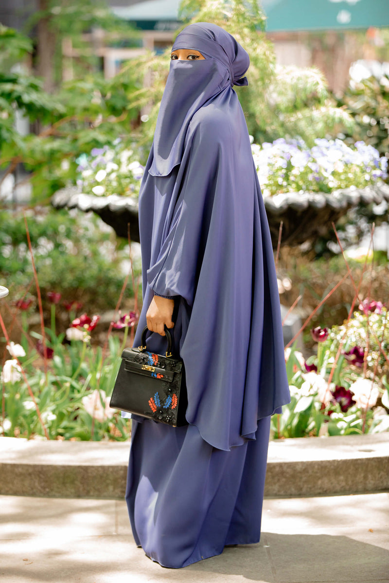 Mahasen Jilbab in Denim | Al Shams Abayas_3