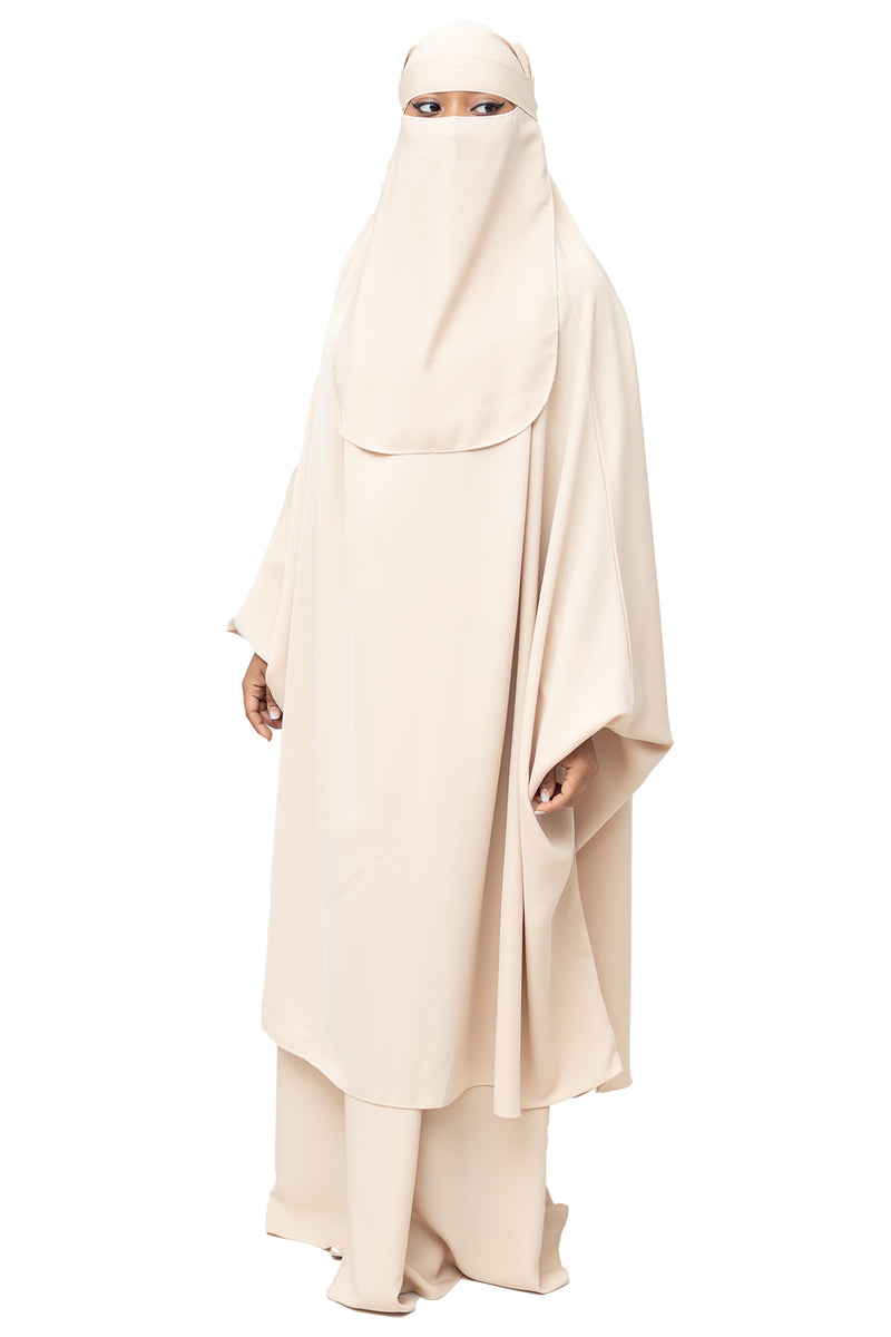 Mahasen Jilbab in Cream | Al Shams Abayas_2
