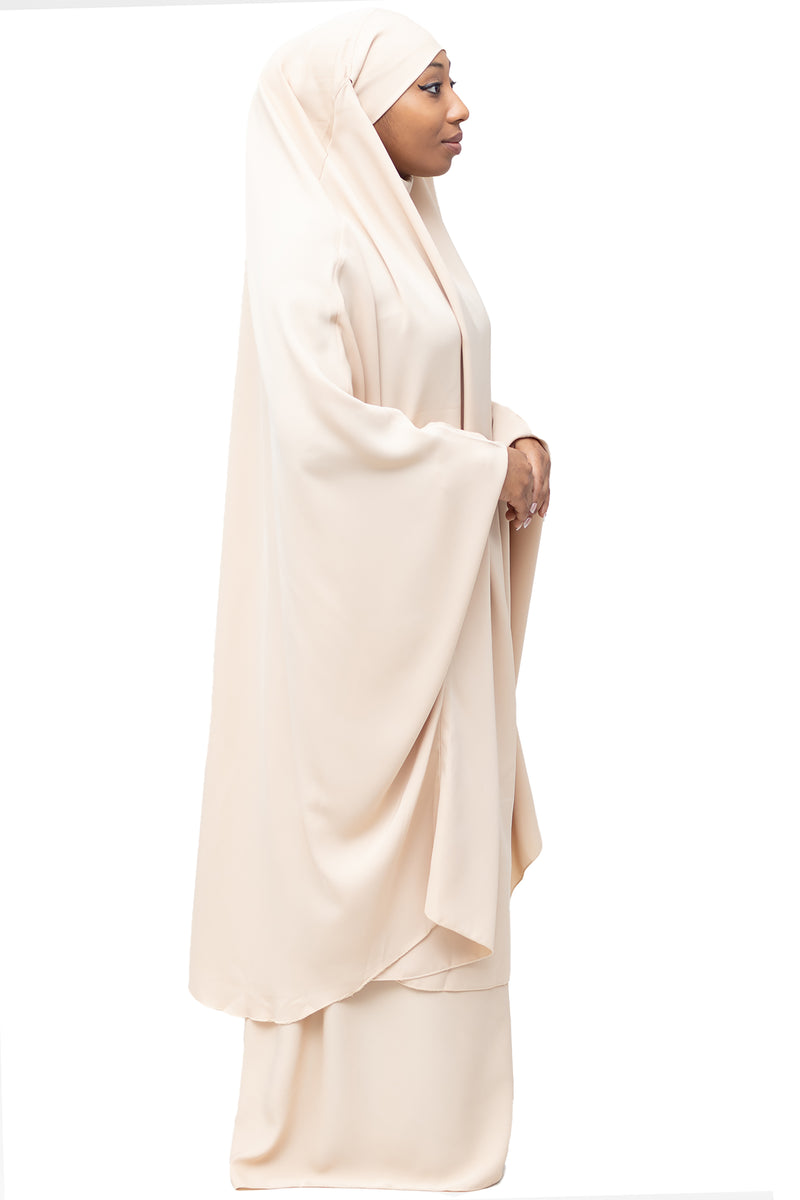 Mahasen Jilbab in Cream | Al Shams Abayas_6
