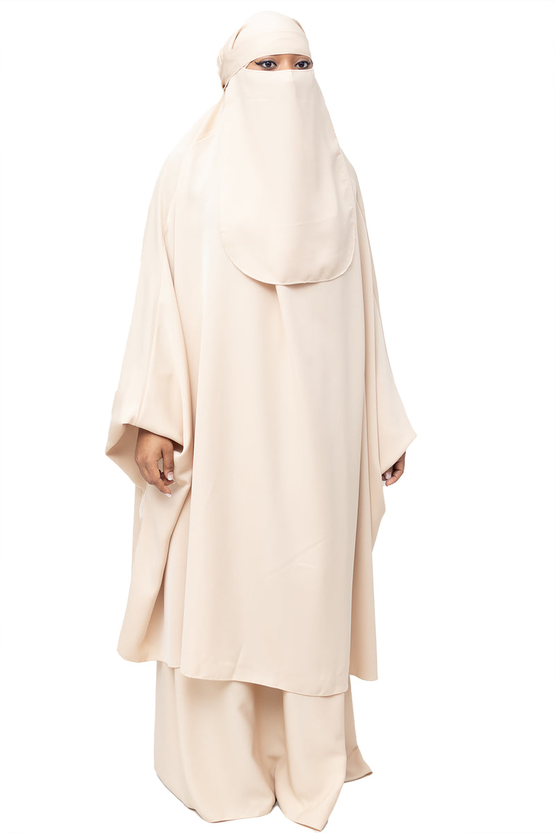 Mahasen Jilbab in Cream | Al Shams Abayas_8