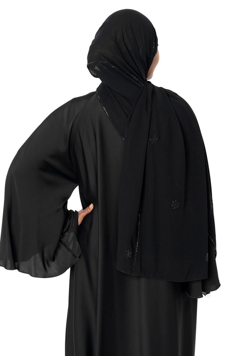 Manhattan in Classic Black | Al Shams Abayas_5