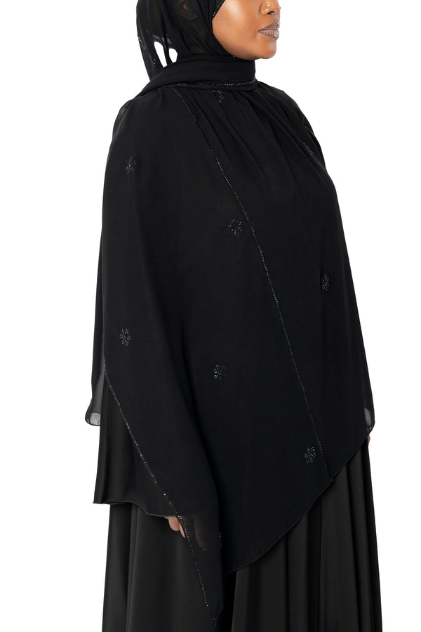 Manhattan in Classic Black | Al Shams Abayas_2