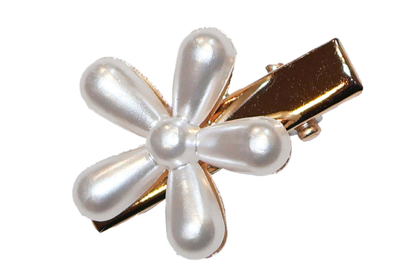 Pearl Flower Clip