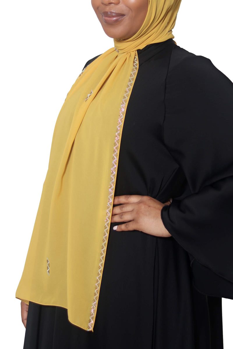 Radiance in Sun Gold | Al Shams Abayas_3
