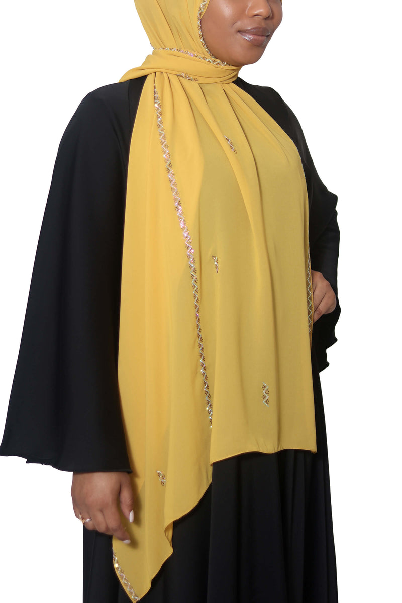 Radiance in Sun Gold | Al Shams Abayas_4