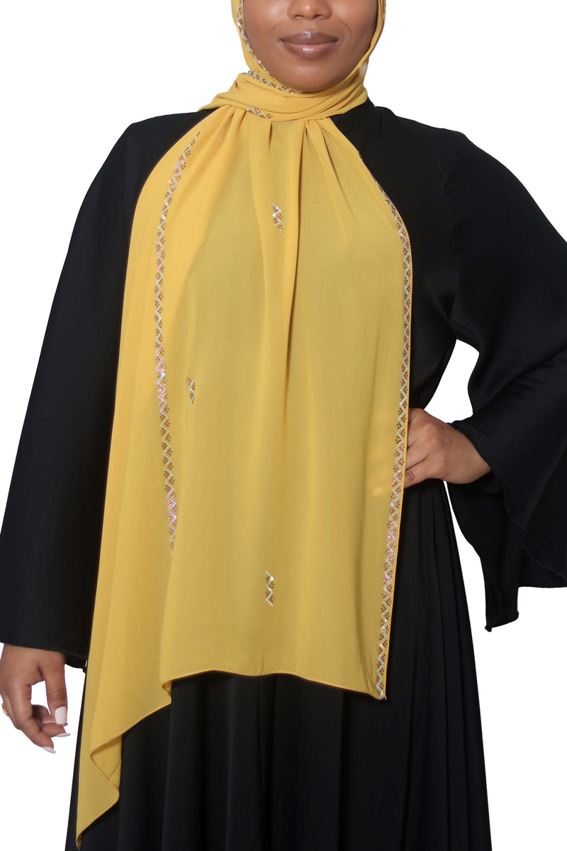 Radiance in Sun Gold | Al Shams Abayas_6