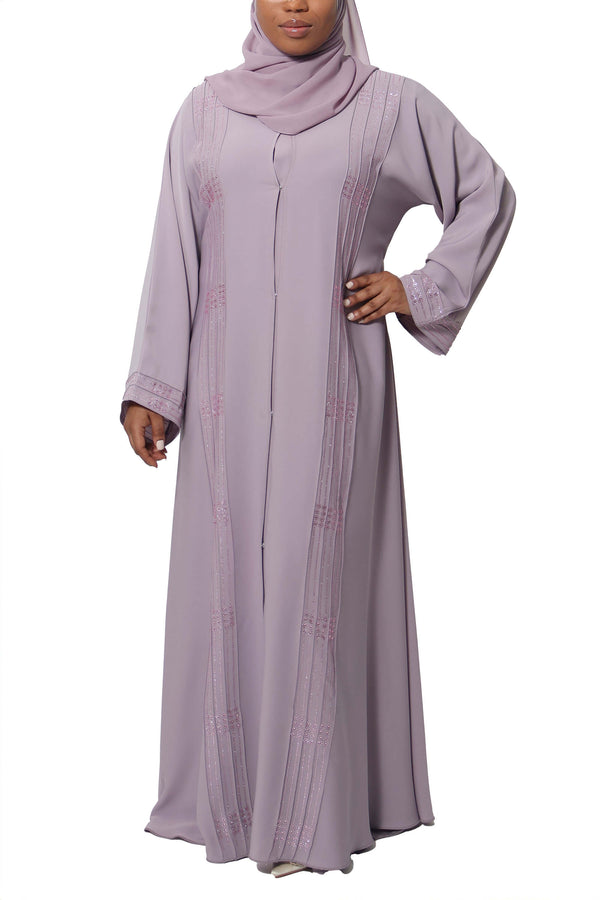 Rawdah Abaya in Lavender | Al Shams Abayas_1