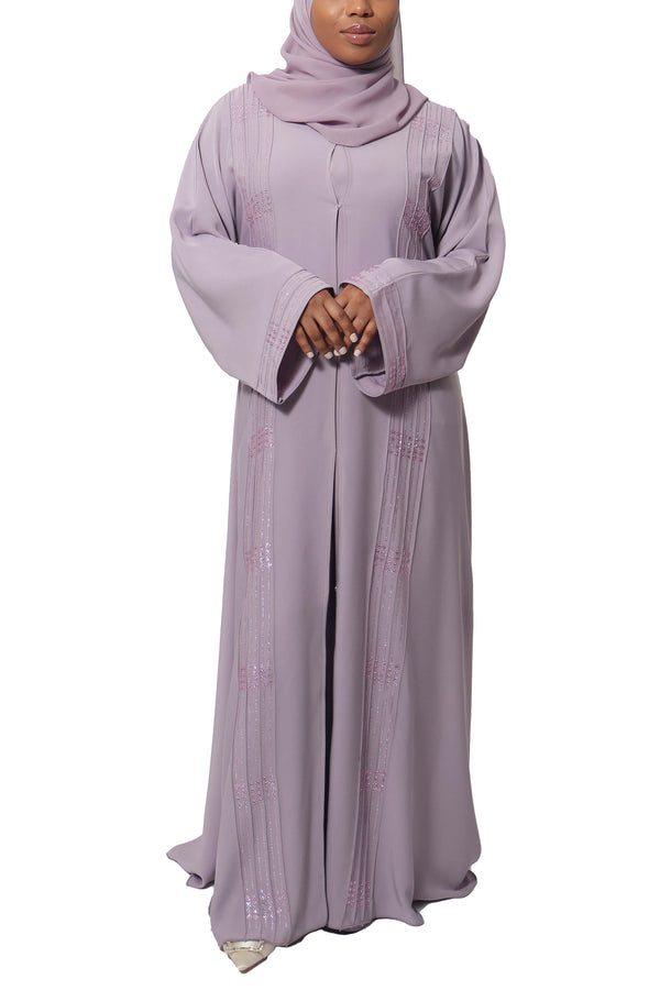 Rawdah Abaya in Lavender | Al Shams Abayas_2