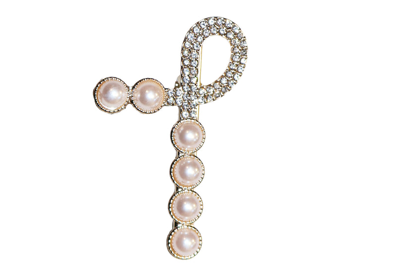 Ribbon Pearl Clip